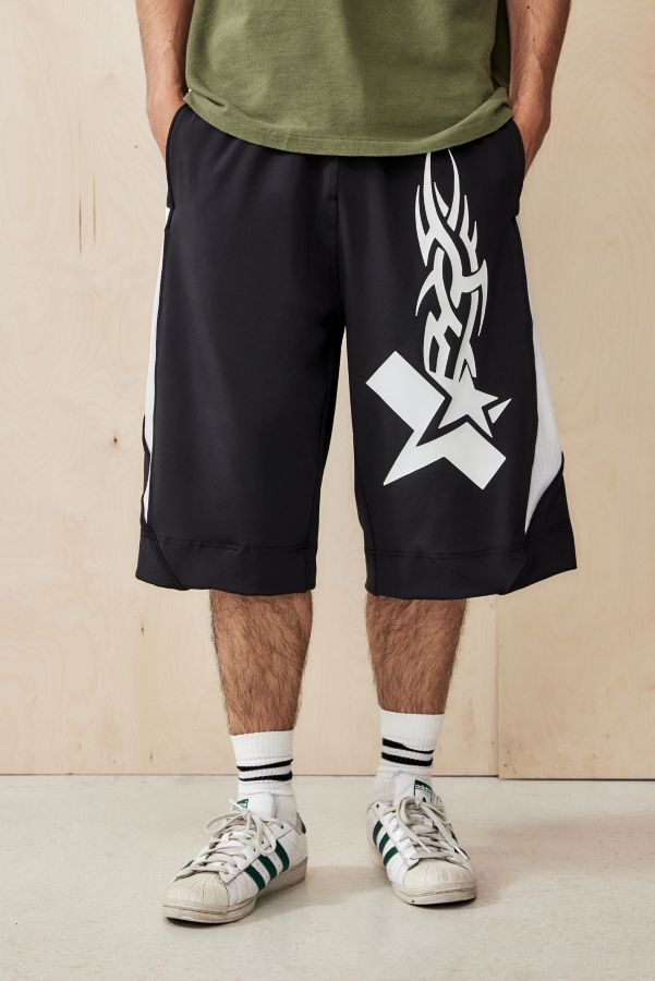 Slide View: 1: Jaded London Schwarz Asteroid Basketball Shorts