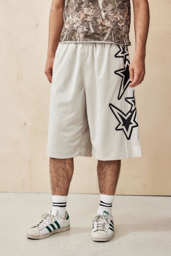 Vista de diapositivas: 1: Pantalones Cortos de Baloncesto Jaded London Grey Galaxy