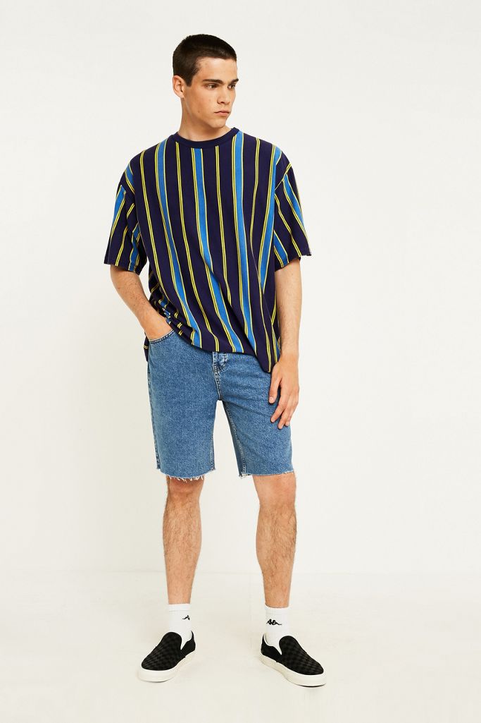 BDG Dad Light Blue Denim Shorts Urban Outfitters UK