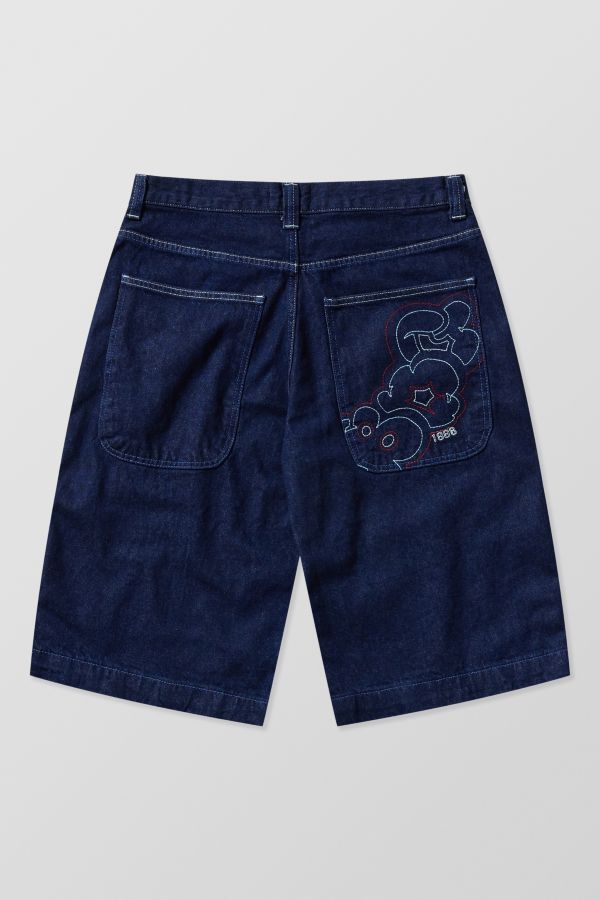 Vista de diapositivas: 7: BDG Pantalones cortos de mezclilla Rinse Indigo Neo Skate