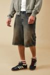 Thumbnail View 1: BDG Stone Tinted Denim Oversized Carpenter Shorts