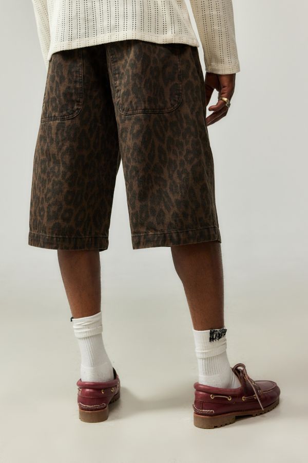 Vista de diapositivas: 3: Pantalones Cortos de Skate Neo de Leopardo BDG