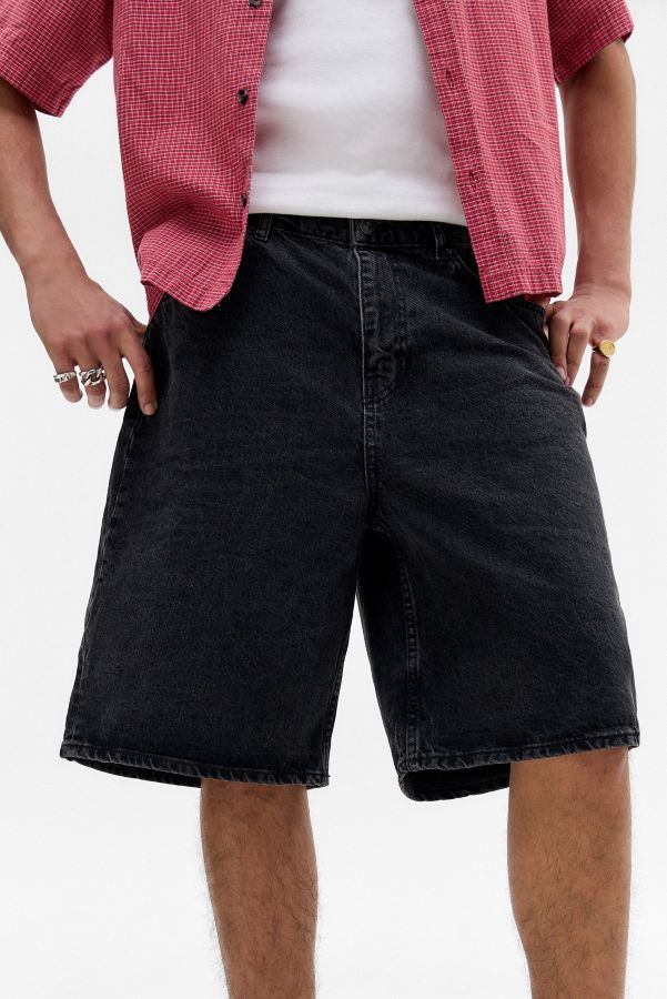 Slide View: 1: BDG Washed Black Jack Shorts