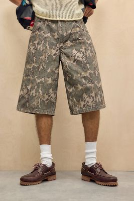 Shorts en jean camouflage BDG Neo Skate
