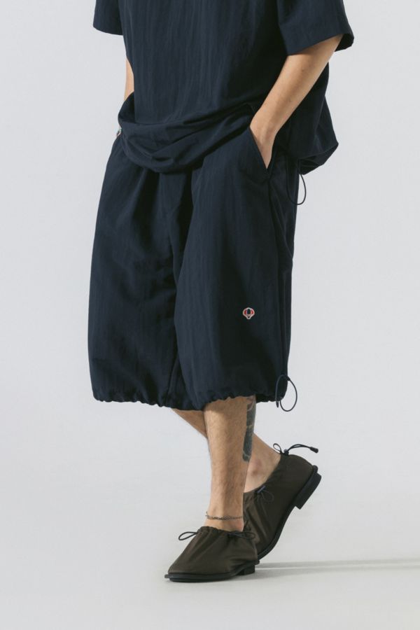 Vista diapositiva: 1: Pantaloncini in Nylon Navy con Wappen Anglan