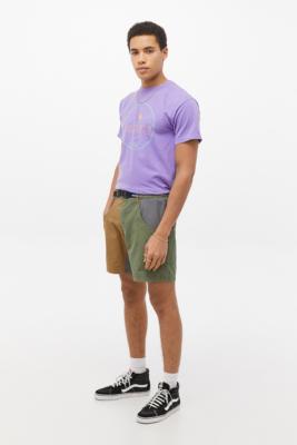 KAVU Chili Lite Colourblock Shorts | Urban Outfitters UK
