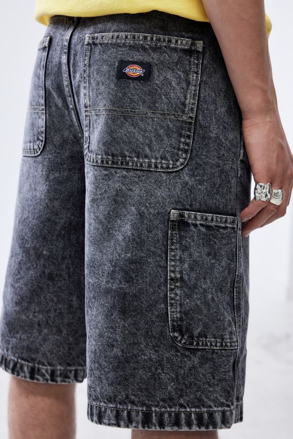 Slide View: 1: Dickies UO Exclusive Black Marble Madison Shorts