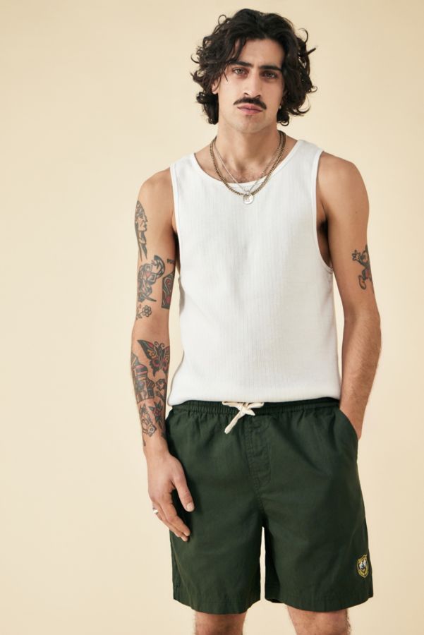 Slide View: 2: BDG Grüne Twill Shorts