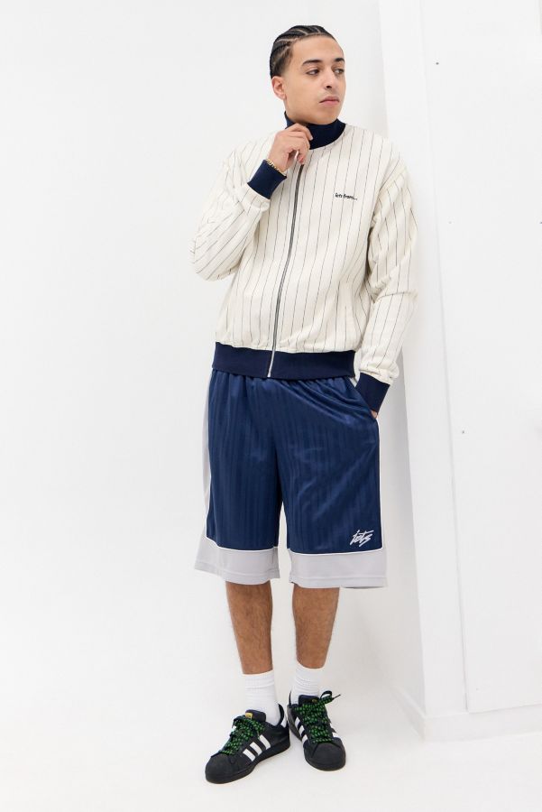 Slide View: 2: iets frans... Navy Basketball Tricot Shorts