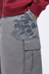 Visualizzazione miniature 3: Ed Hardy Uo Esclusivo Pantaloncini Cargo Grigi Tonali Lavati