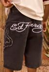 Thumbnail View 2: Short Ed Hardy UO Exclusif Noir avec Appliqué Flamme