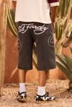 Thumbnail View 3: Short Ed Hardy UO Exclusif Noir avec Appliqué Flamme