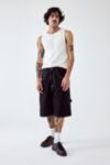 Thumbnail View 1: BDG – Zimmermannsshorts in Schwarz im Oversized-Stil