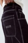 Thumbnail View 3: BDG – Zimmermannsshorts in Schwarz im Oversized-Stil