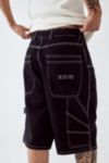 Thumbnail View 4: BDG – Zimmermannsshorts in Schwarz im Oversized-Stil