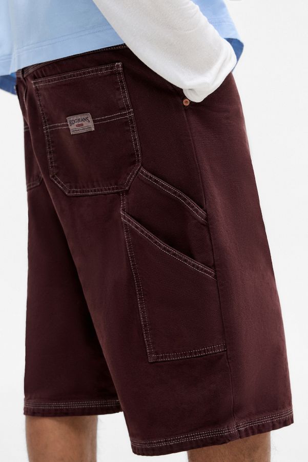 Vista diapositiva: 4: Pantaloncini Carpenter Oversize BDG Color Rosso Sangue