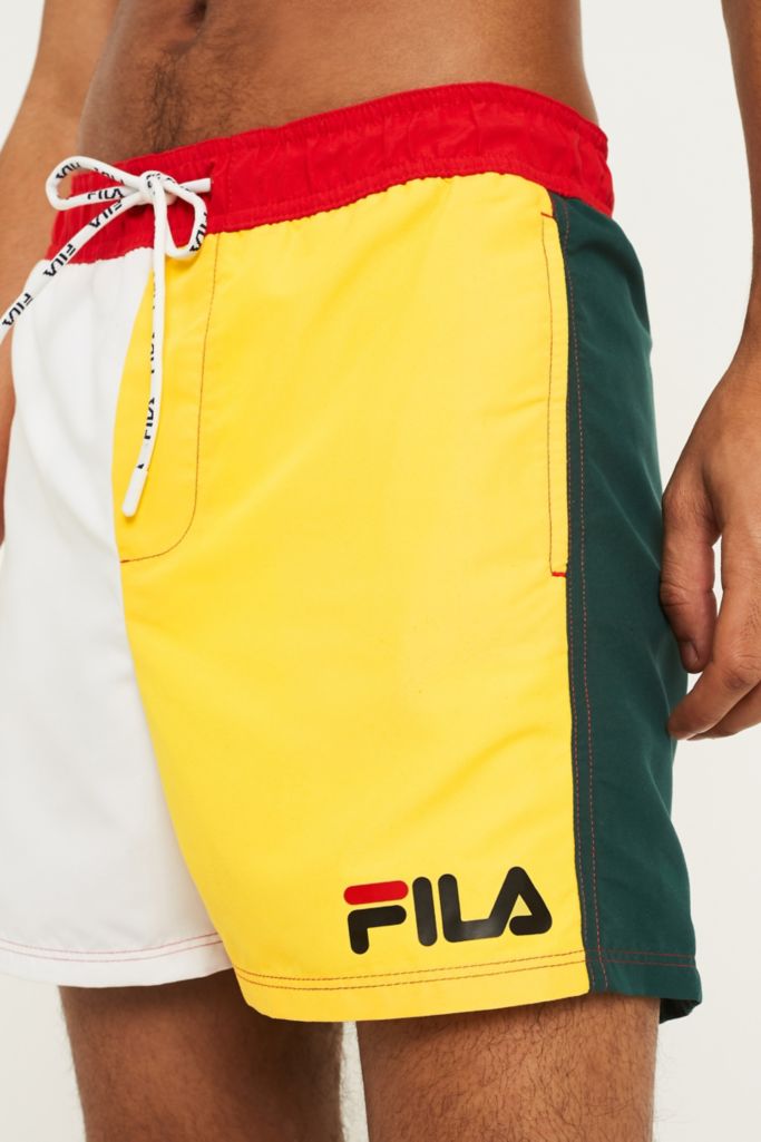 FILA Colourblock Swim Shorts | Urban Outfitters DE
