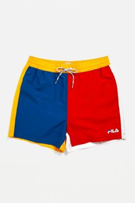 fila colour block swim shorts