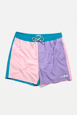 fila colour block swim shorts