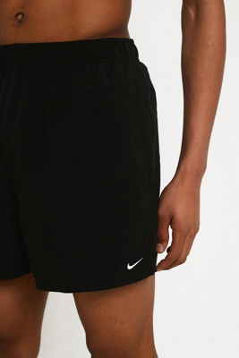 black nike swimming trunks