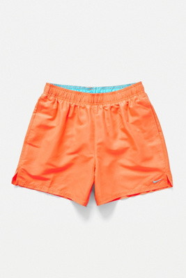 nike orange swim shorts