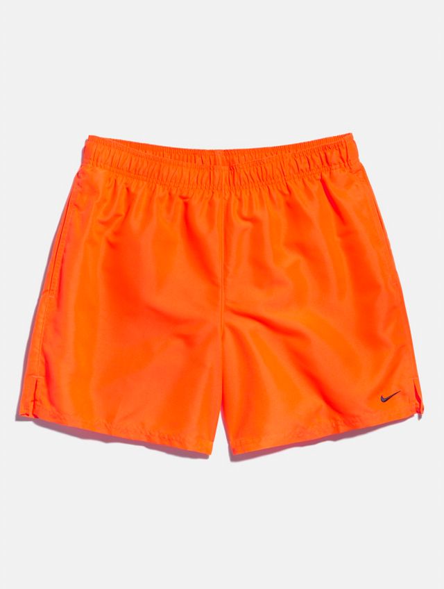 Nike Solid Orange Swim Shorts Urban Outfitters UK