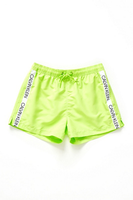 calvin klein green swim shorts