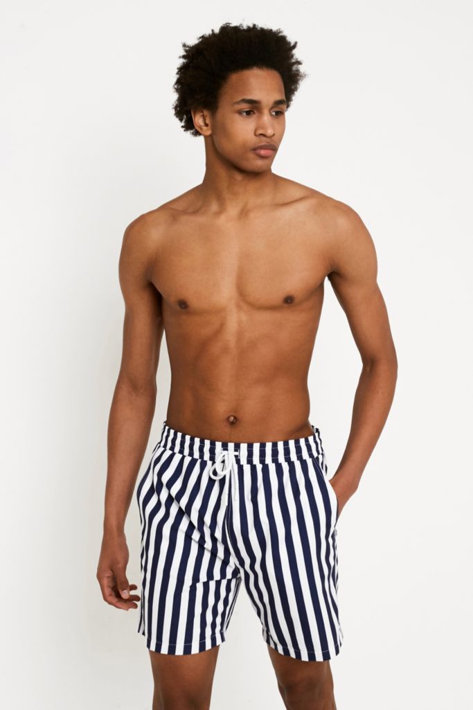 UO Candy Stripe Print Swim Shorts | Urban Outfitters UK
