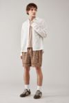 Thumbnail View 2: BDG – Badeshorts in Braun mit Medaillon-Print