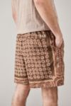 Thumbnail View 4: BDG – Badeshorts in Braun mit Medaillon-Print