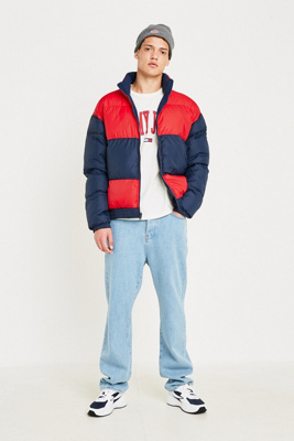 tommy jeans red reversible jacket