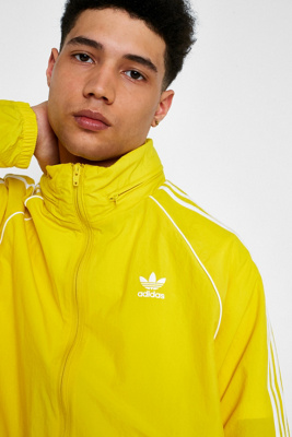 adidas yellow windbreaker