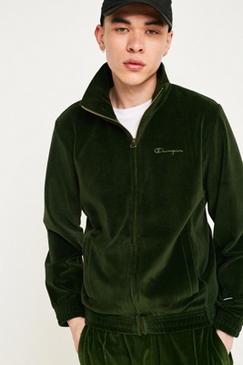 Champion Green Velour Track Top | Urban 