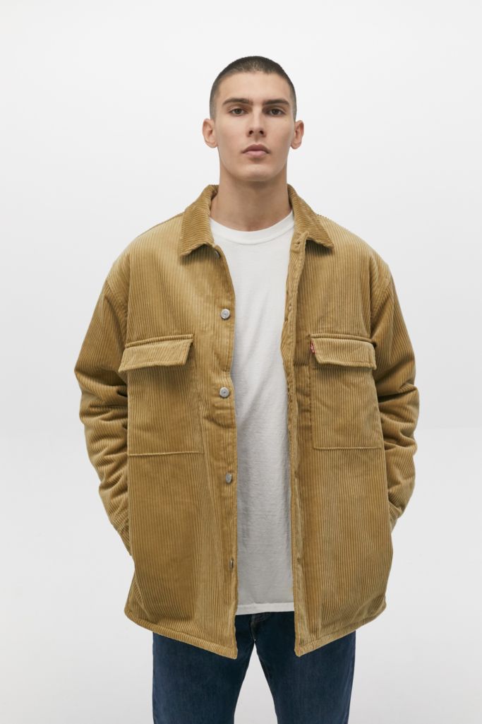 Levi’s Tan Shirt Jacket | Urban Outfitters UK