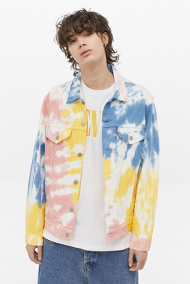 levi's tie dye denim jacket