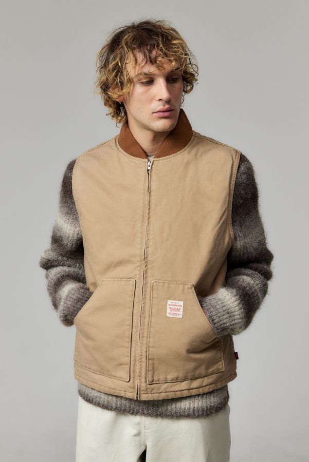 Slide View: 1: Gilet Sansome Levi's Oeil de Tigre