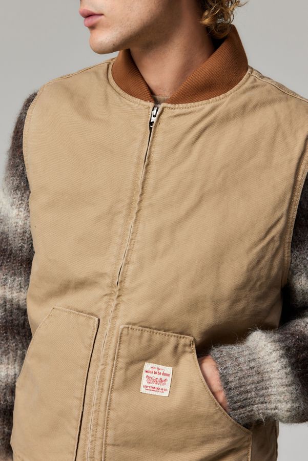 Slide View: 3: Gilet Sansome Levi's Oeil de Tigre