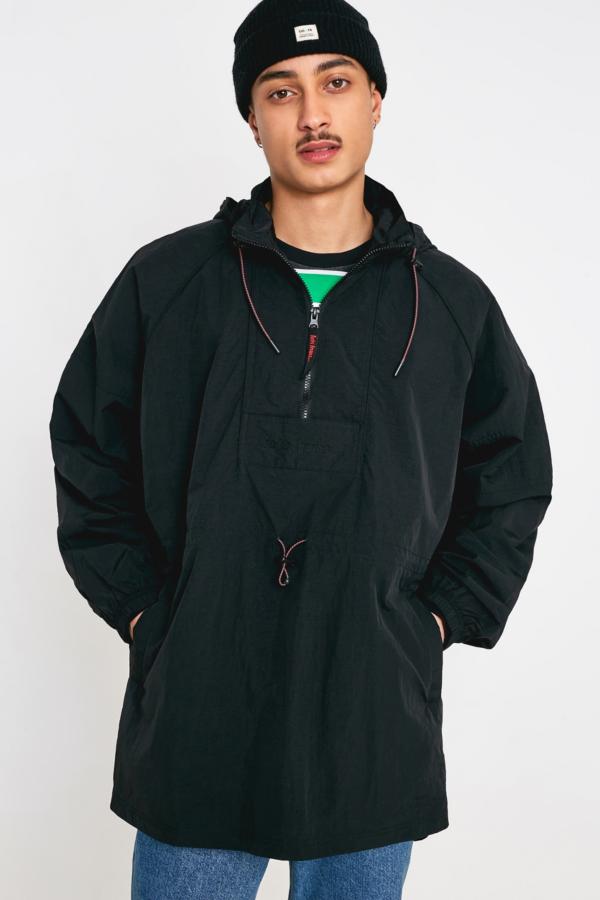 iets frans… Black Longline Anorak Jacket | Urban Outfitters UK