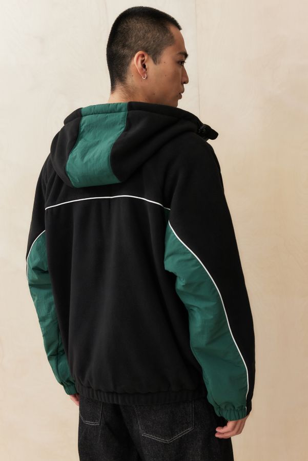 Slide View: 3: iets frans... Grüner Fleece Hoodie