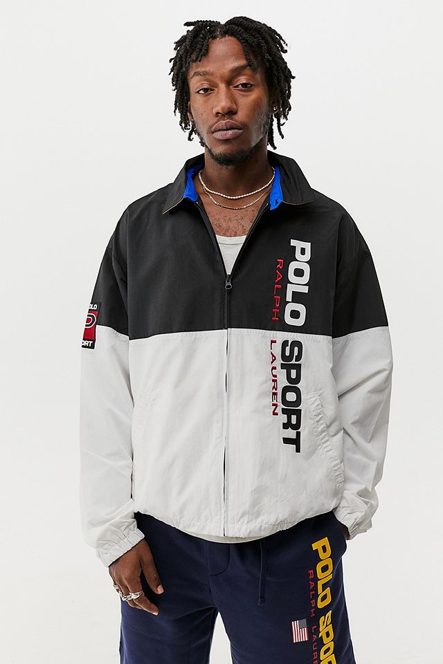 Polo Ralph Lauren White Lined Zip-Through Jacket | Urban Outfitters UK