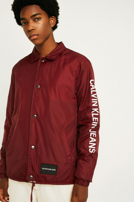 calvin klein ossin coach jacket