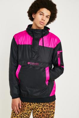 columbia windbreaker pink