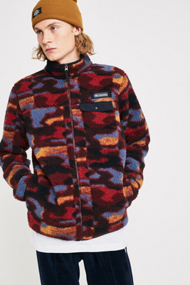 columbia camo fleece