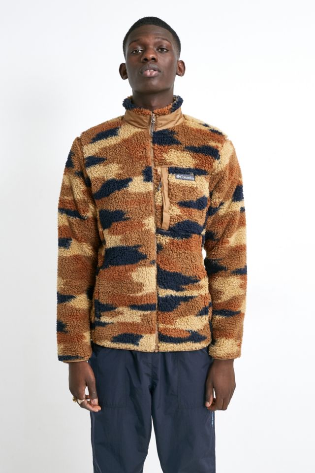 Columbia UO Exclusive Camo Winter Pass ZipThrough Fleece Jacket