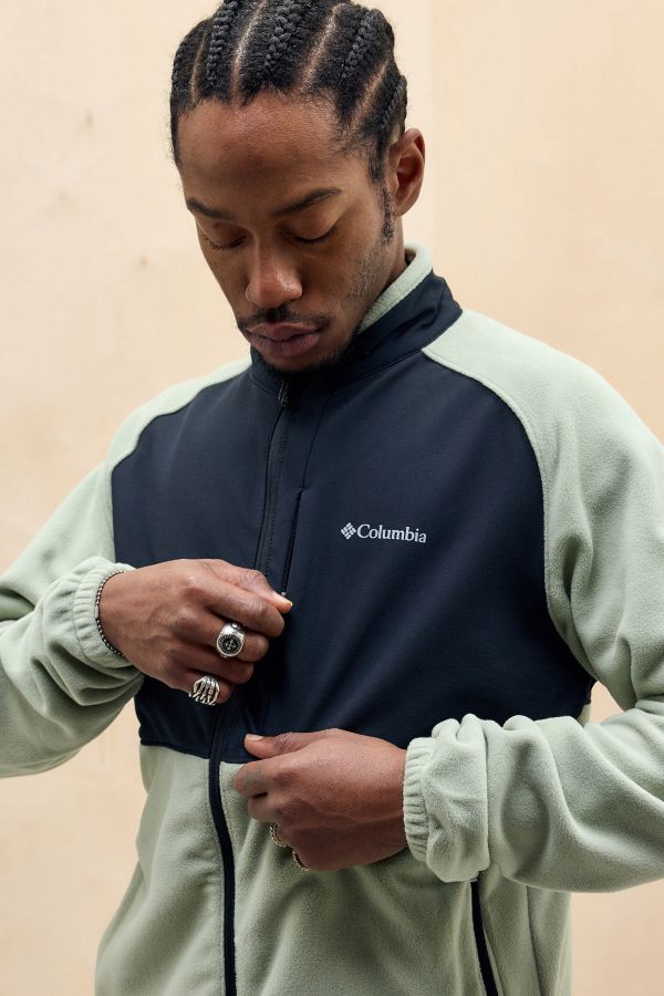 Slide View: 1: Columbia Safari Sage Peak Volle Fleece Jacke