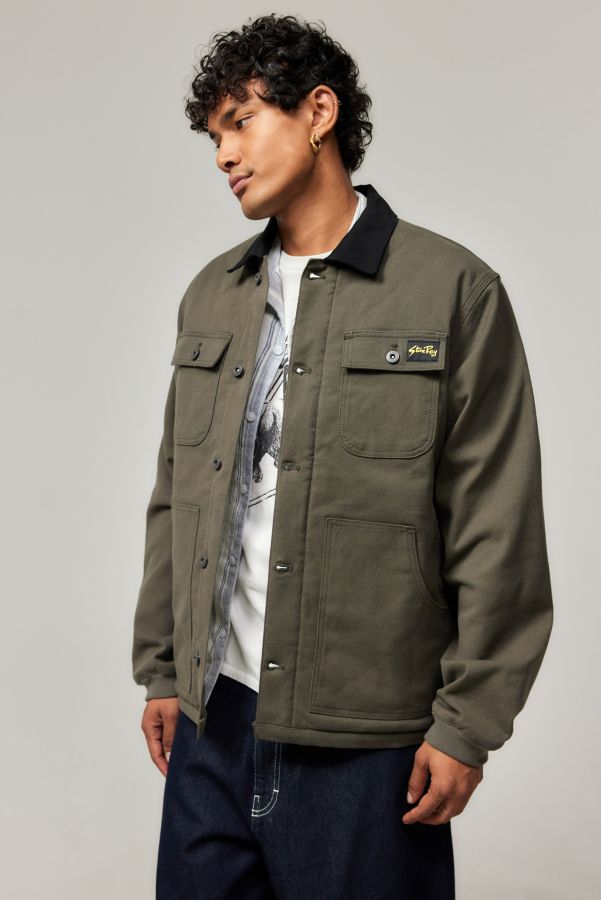 Slide View: 1: Stan Ray Charcoal Duck Chore Jacket