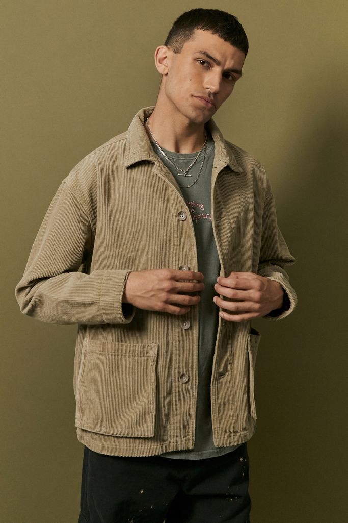 BDG Stone Corduroy Chore Jacket Urban Outfitters UK