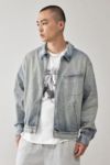 Thumbnail View 1: BDG Tony Light Wash Denim Harrington Jacket