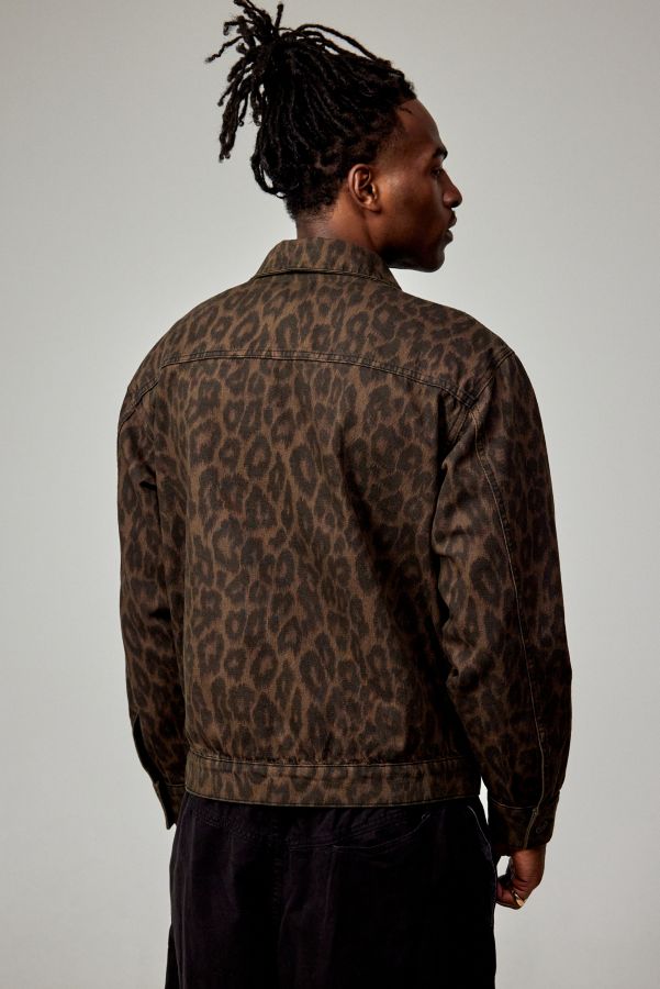 Slide View: 4: BDG Tony Leopard Harrington Jacke