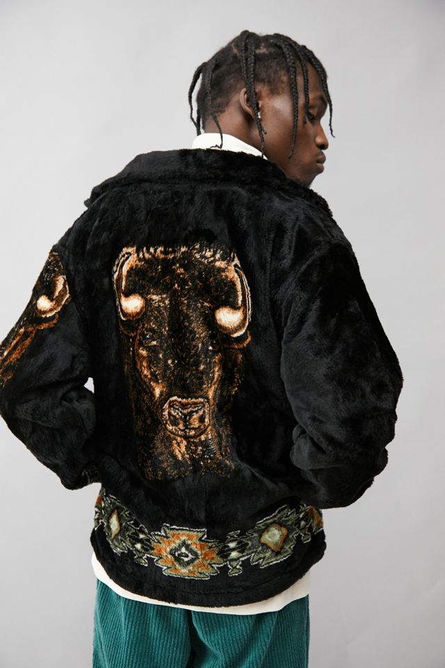 Black Mountain Buffalo Fleece Jacket Urban Outfitters UK